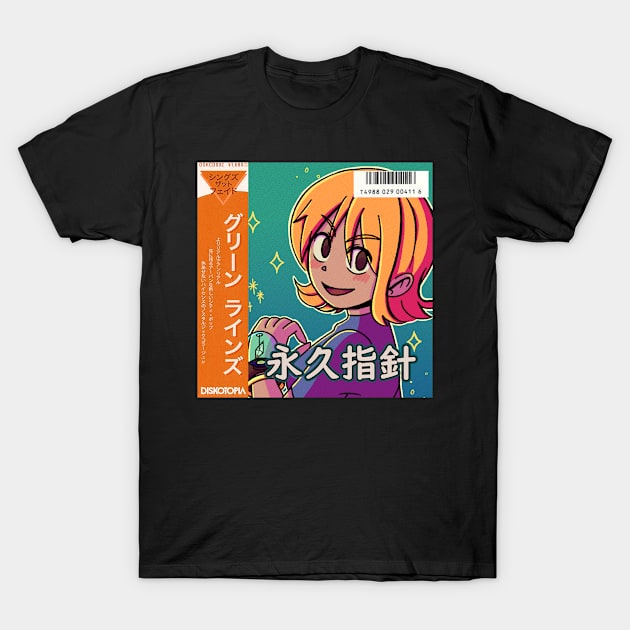 vaporwave anime aesthetic girl nami T-Shirt by KinseiNoHime